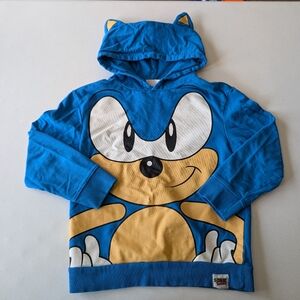 Sonic the Hedgehog Blue Hoodie- Size 7-8 Years